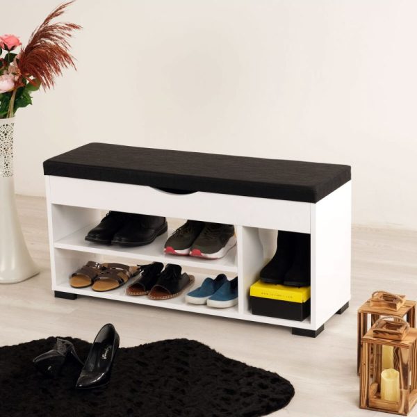 Arna Beyaz Puflu Ayakkabılık